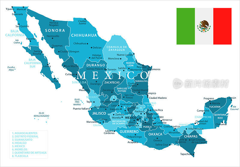 31 -墨西哥-穆雷纳斑点孤立
